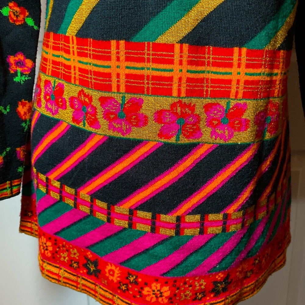 Kenzo Jungle Flower Multi-Pattern Multicolor Swea… - image 6